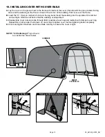 Preview for 10 page of ShelterLogic Garage-in-a-Box RoundTop 62780 Assembly Instructions Manual