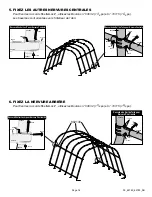 Preview for 16 page of ShelterLogic Garage-in-a-Box RoundTop 62780 Assembly Instructions Manual