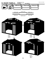 Preview for 24 page of ShelterLogic GPCRT86G Owner'S Manual & Assembly Manual