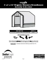 ShelterLogic GrowIT 70635 Assembly Instructions Manual preview