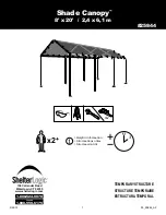 ShelterLogic Shade Canopy Manual preview