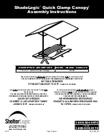 ShelterLogic ShadeLogic 14550 Assembly Instructions preview