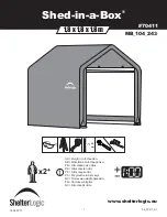 ShelterLogic Shed-in-a-Box 70411 Helpful Information preview