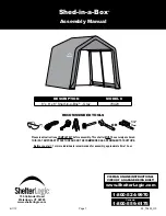 ShelterLogic Shed-in-a-Box 70423 Assembly Manual preview