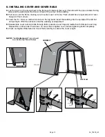 Предварительный просмотр 10 страницы ShelterLogic Shed-in-a-Box 70423 Assembly Manual