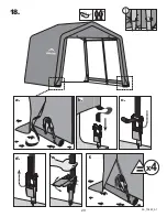 Preview for 20 page of ShelterLogic Shed-in-a-Box 70483 Manual