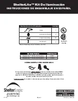 Предварительный просмотр 5 страницы ShelterLogic ShelterLite 14501 Assembly Instructions Manual