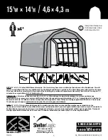 ShelterLogic ShelterTech 4,6 x 4,3 m Assembly Instructions Manual preview