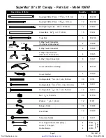 Preview for 3 page of ShelterLogic SuperMax 26767 Assembly Instructions Manual