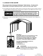 Preview for 18 page of ShelterLogic SuperMax 26767 Assembly Instructions Manual