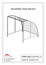 Preview for 1 page of Shelters4Less Canterbury 2m Assembly Instructions Manual