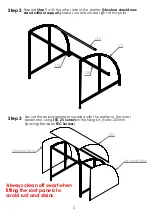 Preview for 5 page of Shelters4Less Canterbury 2m Assembly Instructions Manual