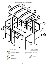 Предварительный просмотр 2 страницы Shelters4Less SR1555 Assembly Instructions Manual