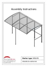 Shelters4Less SR1605 Manual preview