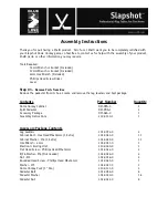 Shelti Slapshot Assembly Instructions preview