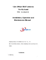 Shenglu SL1.2KuSC-B Installation, Operation And Maintenance Manual preview