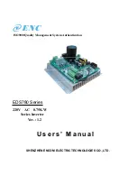 SHENZHEN ENCOM ELECTRIC TECHNOLOGIES CO. EDS780 Series User Manual preview