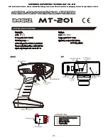 SHENZHEN EXPORTPRO MT-201 User Manual preview