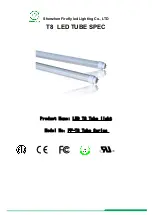 Preview for 1 page of Shenzhen Firefly FF-T8 Tube Series Installation Instructions Manual