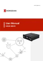 Preview for 1 page of Shenzhen Hongdian Technologies H3526 MDVR User Manual