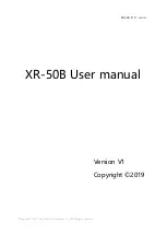 Preview for 1 page of Shenzhen JiXinInteligence XR-50B User Manual