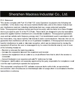 Preview for 5 page of Shenzhen Macross Industrial Theipar HY737 Manual