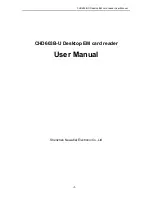 Shenzhen Newabel Electronic CHD603B-U User Manual preview