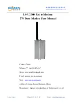 Preview for 1 page of Shenzhen Qianhai Lensen Technology LS-U2000 User Manual