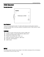 Shenzhen Shunxun Electronics SX-VH03 Operating Instructions preview