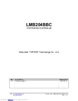 Предварительный просмотр 1 страницы Shenzhen TOPWAY LMB204BBC User Manual