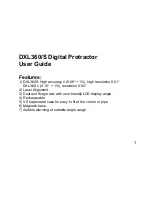 Shenzhen DXL360 User Manual preview