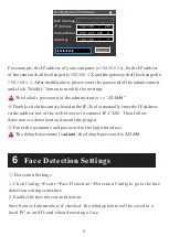 Preview for 9 page of Shenzhen Face Detection Series Quick Start Manual