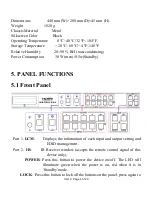 Preview for 4 page of Shenzhen hdm-944h100 Operation Manual