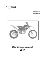 Предварительный просмотр 1 страницы SHERCO 2014 250 SEF-R Workshop Manual