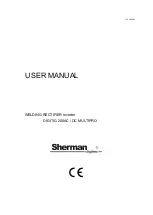 Sherman digitec DIGITIG 200AC / DC MULTIPRO User Manual предпросмотр