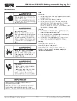 Предварительный просмотр 10 страницы Sherman + Reilly SRK6X Operation Manual