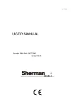 Preview for 1 page of Sherman 50 Cutter User Manual