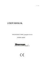 Sherman DIGIMIG 200GD User Manual preview