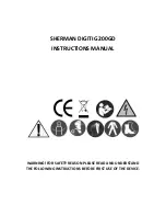 Sherman DIGITIG 200GD Instruction Manual preview