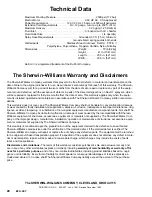 Preview for 28 page of Sherwin-Williams 820-001 Owner'S Manual