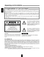 Preview for 2 page of Sherwood Newcastle D-480 Operating Instructions Manual