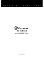 Предварительный просмотр 28 страницы Sherwood RD-6105 (Spanish) Instrucciones De Operación