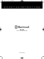 Preview for 17 page of Sherwood RX-4100 Operating Instructions Manual