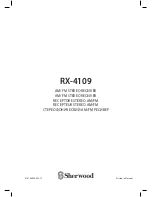 Preview for 112 page of Sherwood RX-4109 Operating Instructions Manual