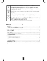 Preview for 3 page of Sherwood RX-4209 Operating Instructions Manual