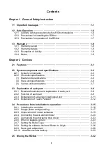 Предварительный просмотр 4 страницы Shibaura CA20-M10 Operating Manual