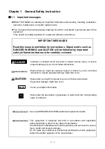 Предварительный просмотр 15 страницы Shibaura CA20-M10 Operating Manual