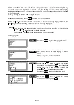 Предварительный просмотр 57 страницы Shibaura CA20-M10 Operating Manual