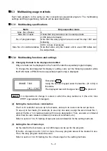 Предварительный просмотр 106 страницы Shibaura CA20-M10 Operating Manual