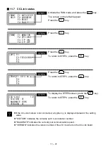 Предварительный просмотр 231 страницы Shibaura CA20-M10 Operating Manual